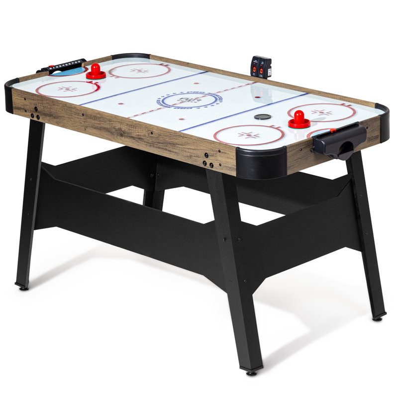 GoSports 54 Inch Air Hockey Arcade Table for Kids & Adults - Black